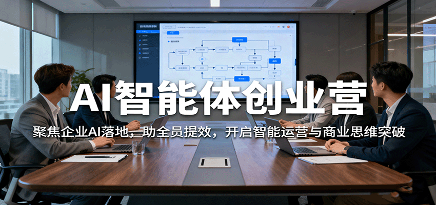 AI智能体创业营：聚焦企业AI落地，助全员提效，开启智能运营与商业思维突破-闲赋网