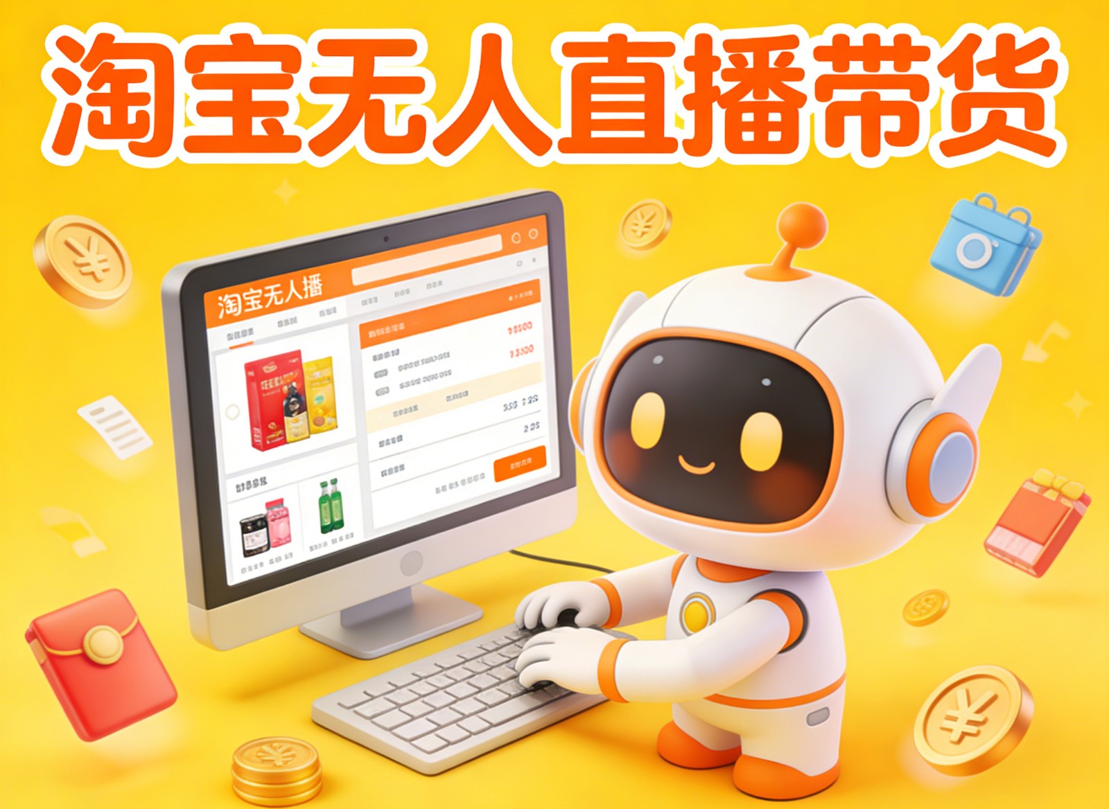 淘宝无人直播带货，24小时自动卖货，月佣金1W+，不违规不封号，不用露脸-闲赋网