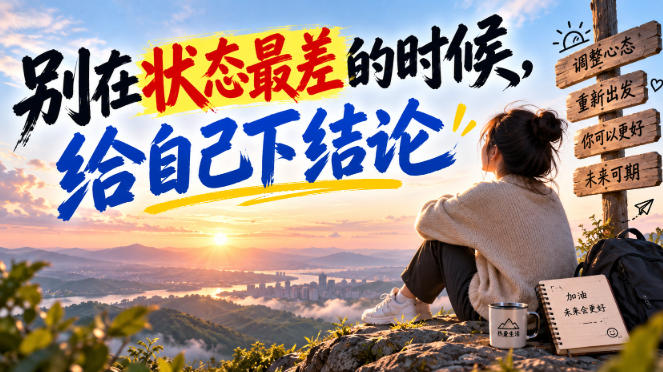某公众号付费文章：别在状态最差的时候，给自己下结论-闲赋网