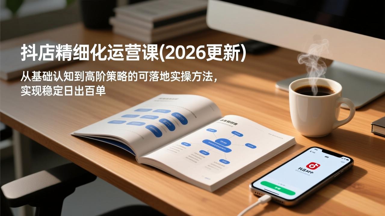 抖店精细化运营课(更新6月-闲赋网